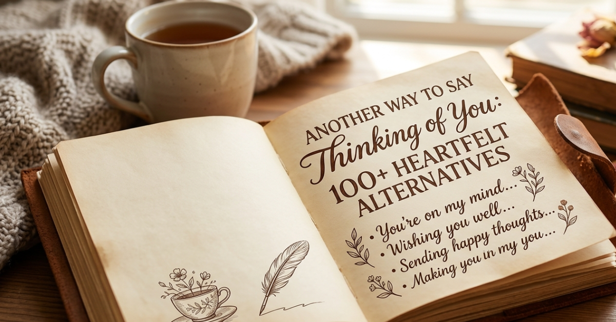 Another Way to Say Thinking of You: 100+ Heartfelt Alternatives
