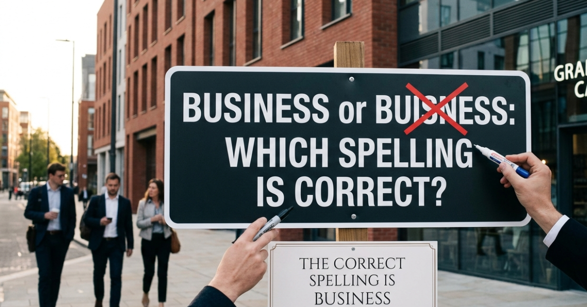 Buisness or Business: Which Spelling Is Correct?