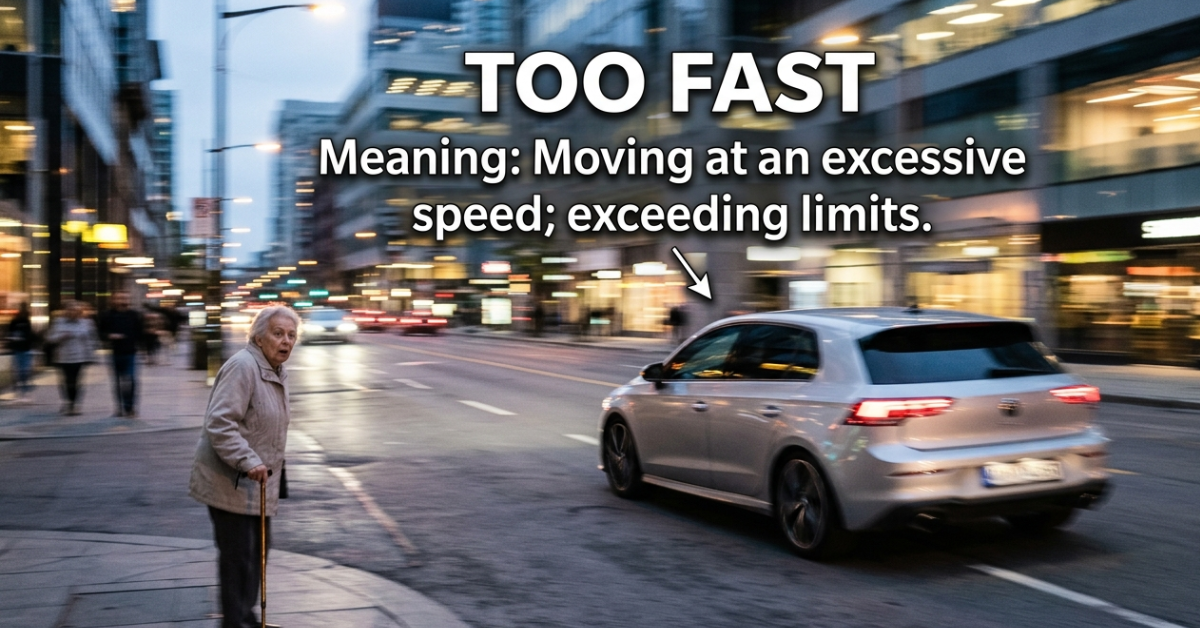 Is It To Fast or Too Fast? Meaning & Usage Explained
