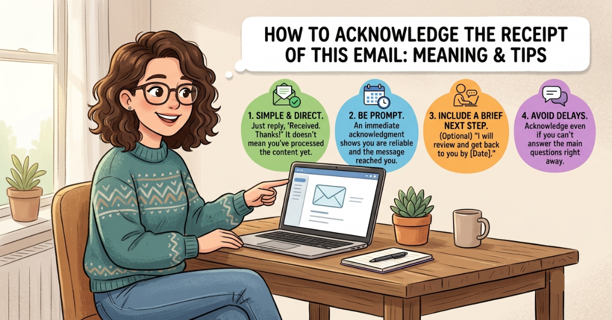 Please Acknowledge the Receipt of This Email Meaning & Tips