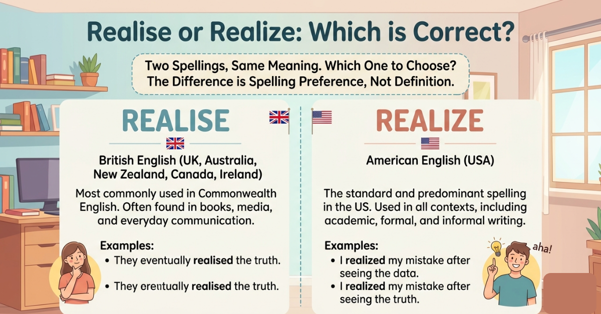 Realise or Realize: Is It Realise or Realize?